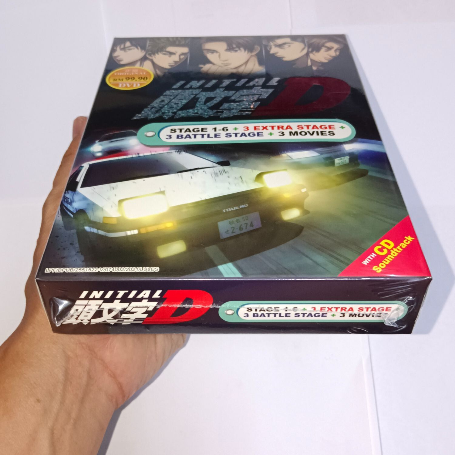DVD INITIAL D (Stage 1-6)+3 Movies+Extra COMPLETE SET Ship From USA