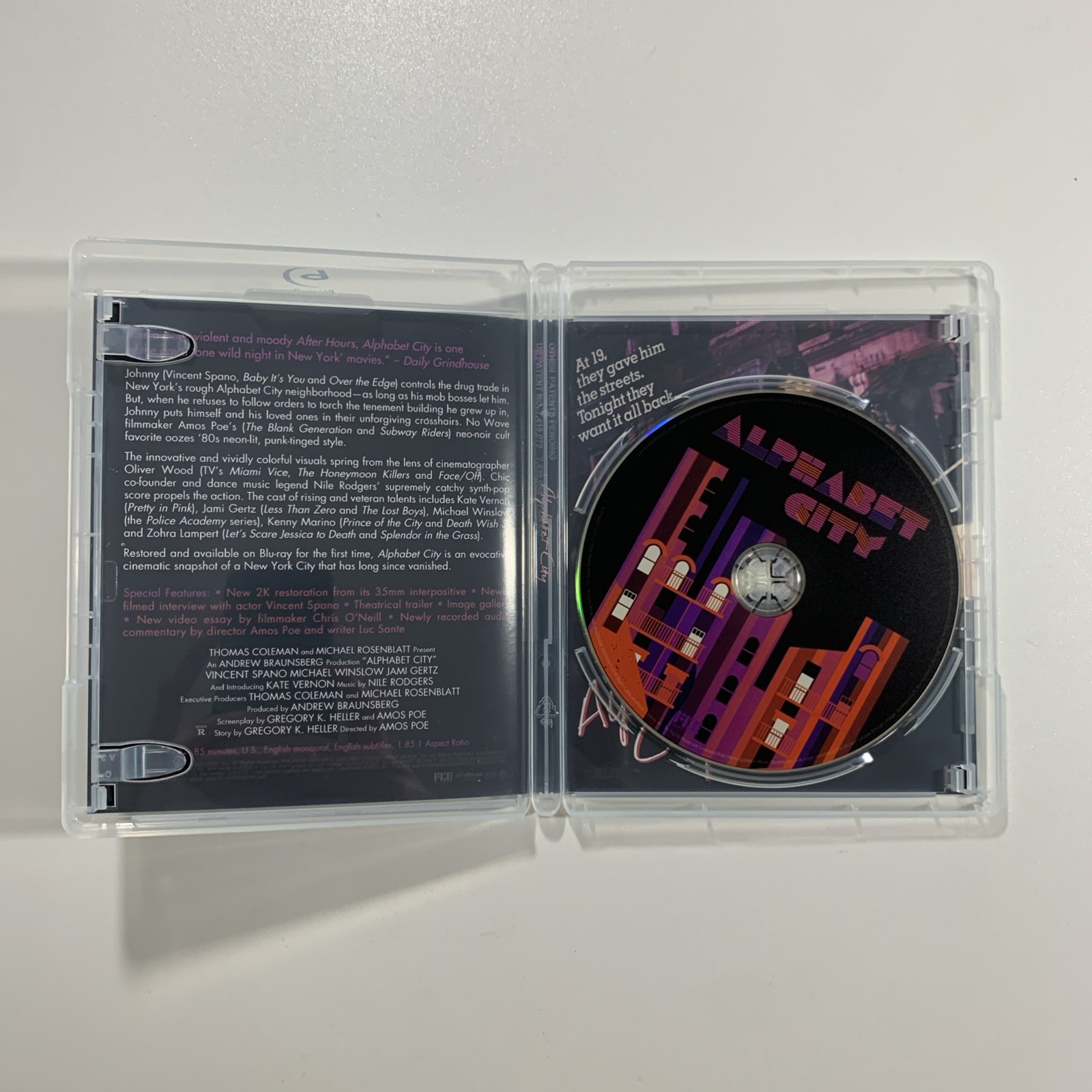 Alphabet City (1984) Fun City Editions Blu-ray