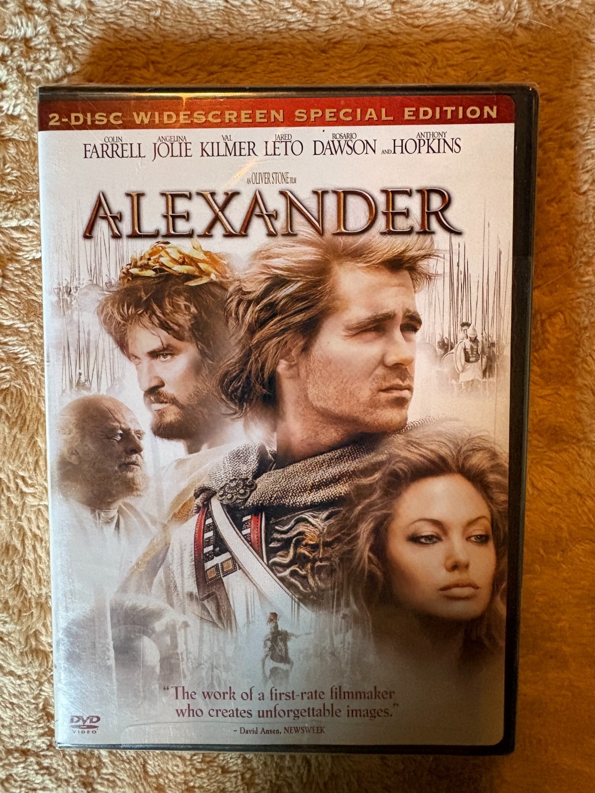 NEW Alexander (DVD, 2-Disc, Widescreen) Colin Farrell, Angelina Jolie