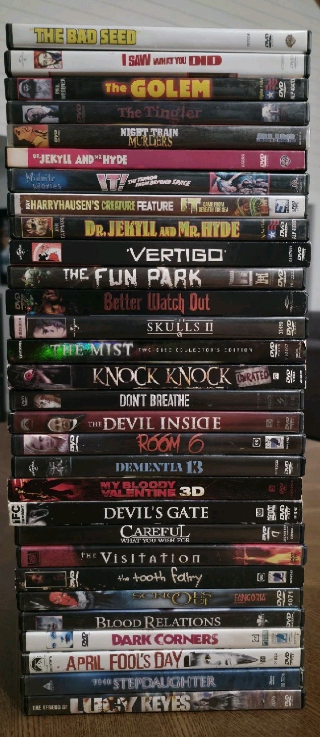 Massive 30 DVD Lot – Horror, Thriller, Sci-Fi & Classic Films