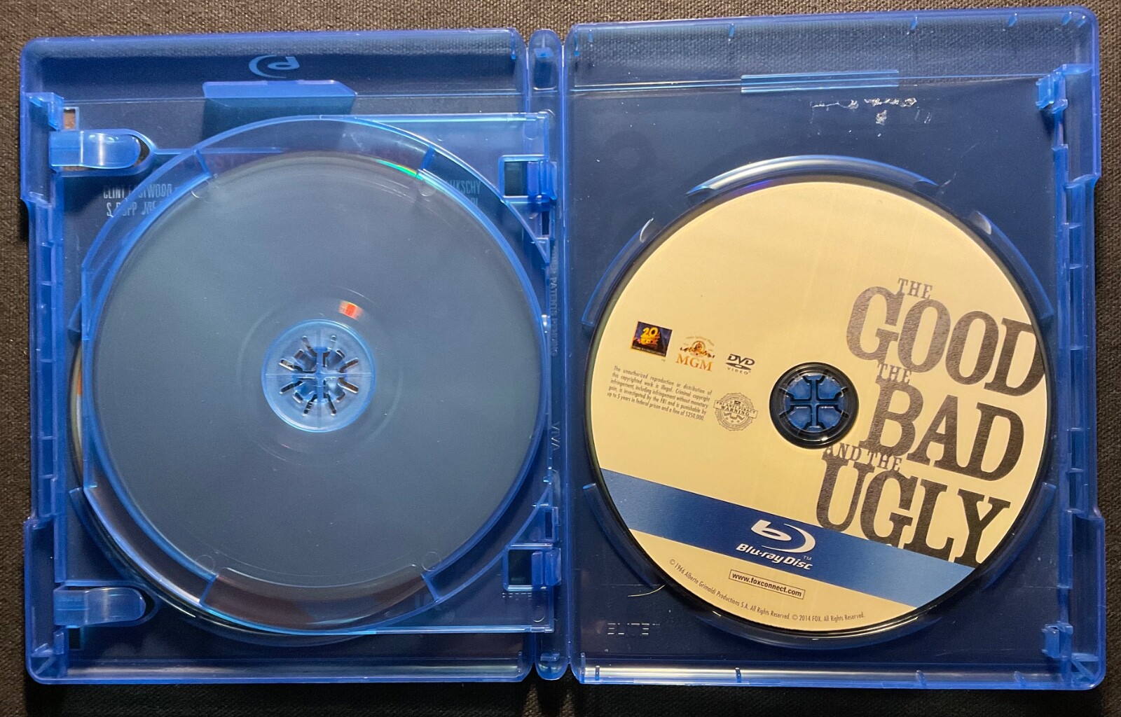 Clint Eastwood The Man With No Name Trilogy – 3 Disc Blu-Ray w/ Slip – Ex !!!