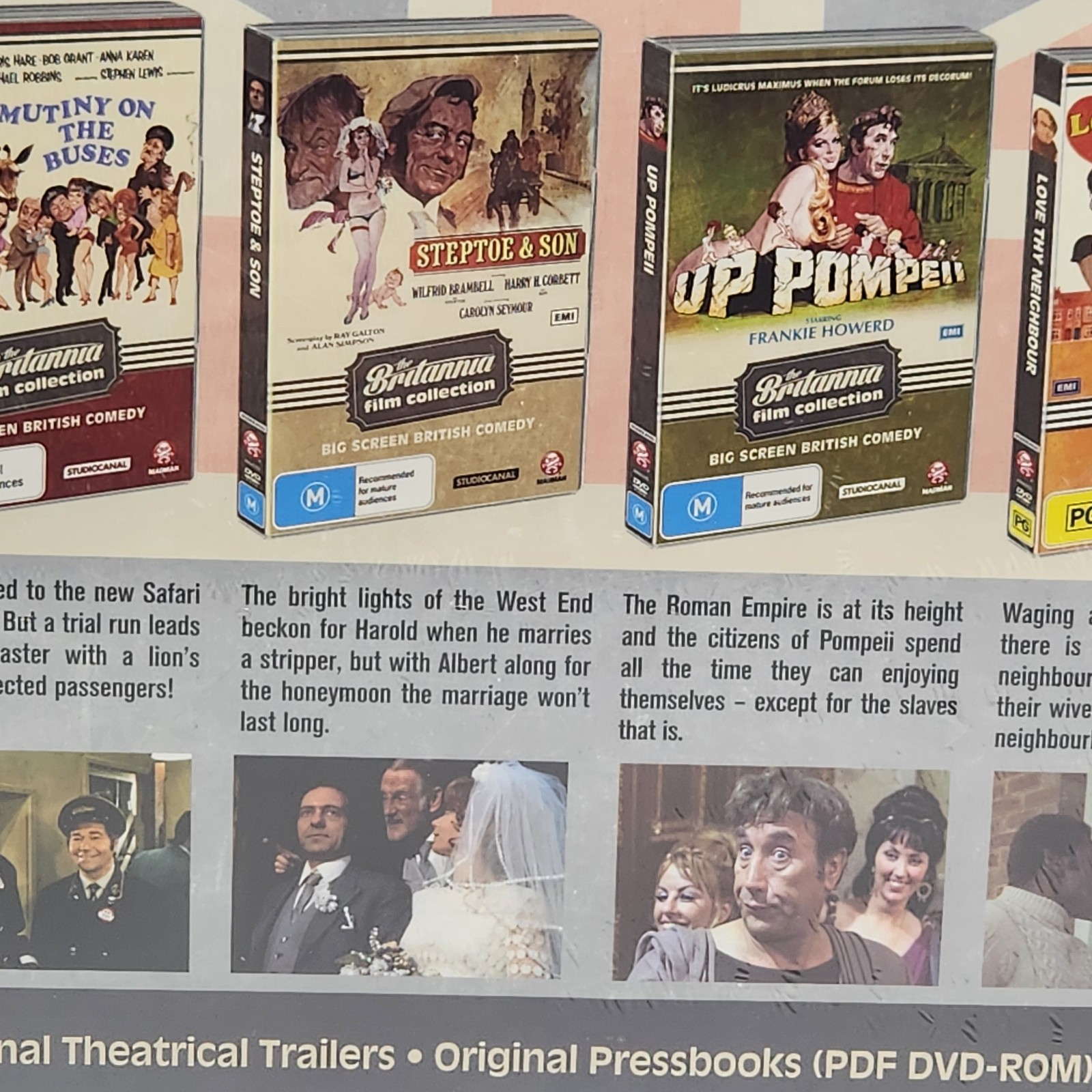The Britannia Film Collection 1 DVD 6 Movies Box Set 6-Disc Brand New & Sealed