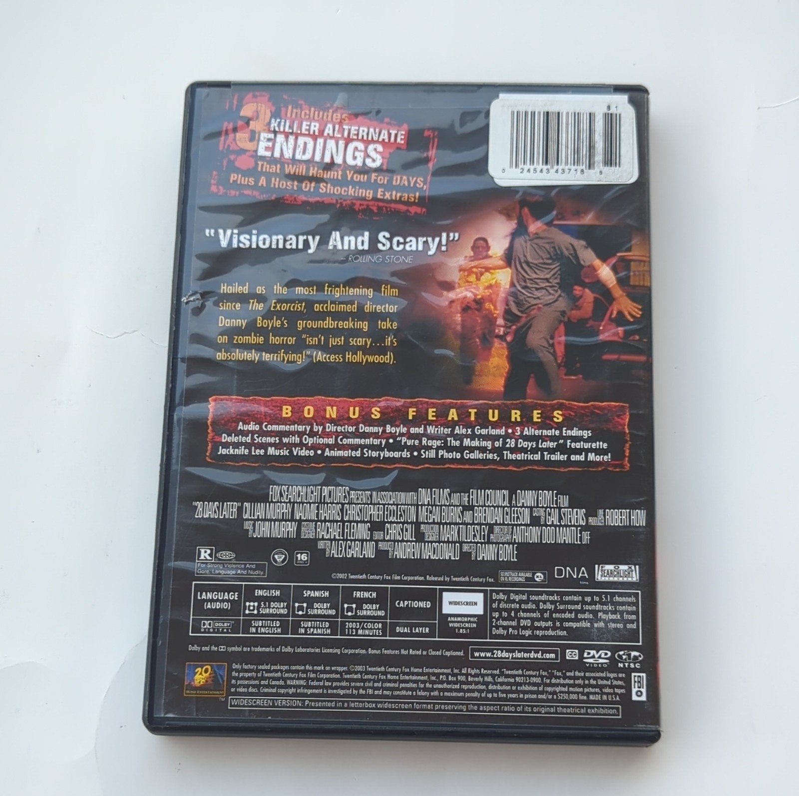 28 Days Later DVD Walmart Exclusive + Coloring Book Alternate Cover Art 2003 HTF