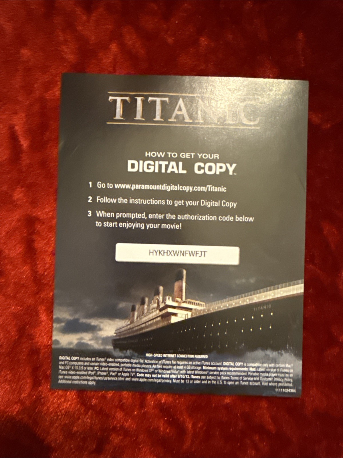 Titanic (Blu-ray w/ Slipcover, 1997) **Mint Disc** CIB