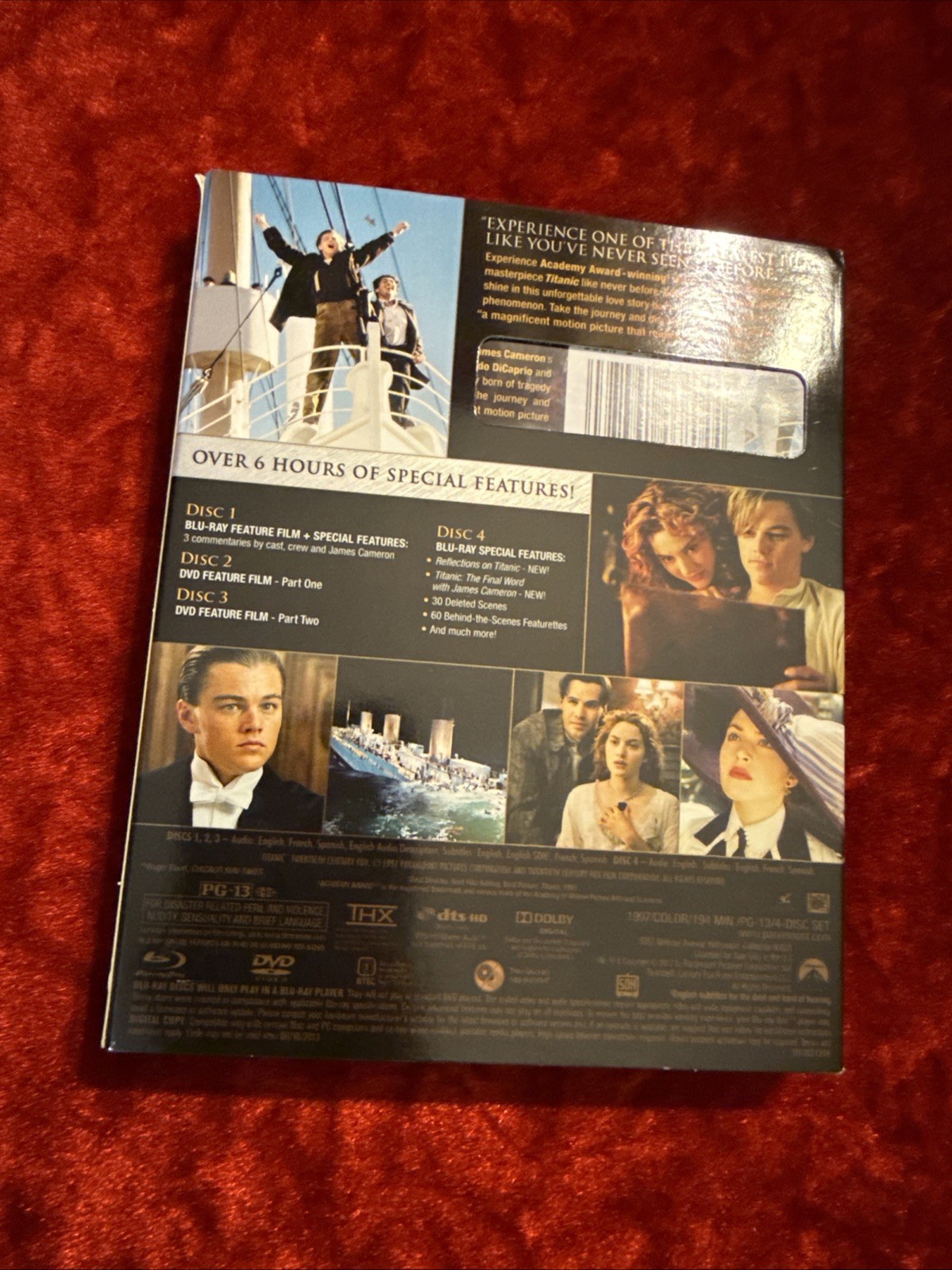 Titanic (Blu-ray w/ Slipcover, 1997) **Mint Disc** CIB
