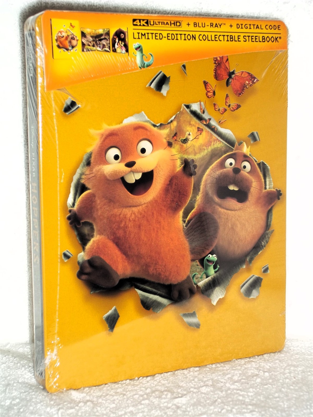 Hoppers (4K/Blu-ray, 2026, STEELBOOK) NEW animated family comedy Dave Franco fun