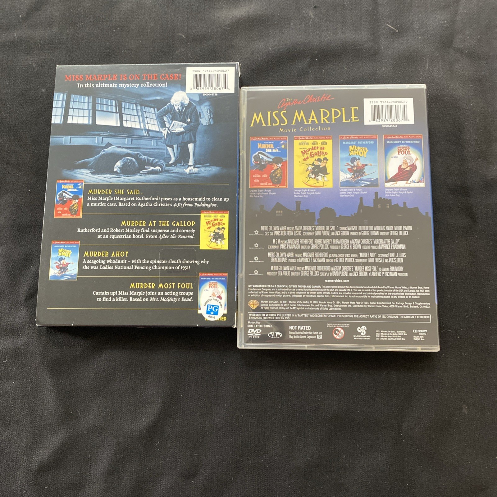 The Agatha Christie Miss Marple Movie Collection Rare OOP 4-Disc DVD Set