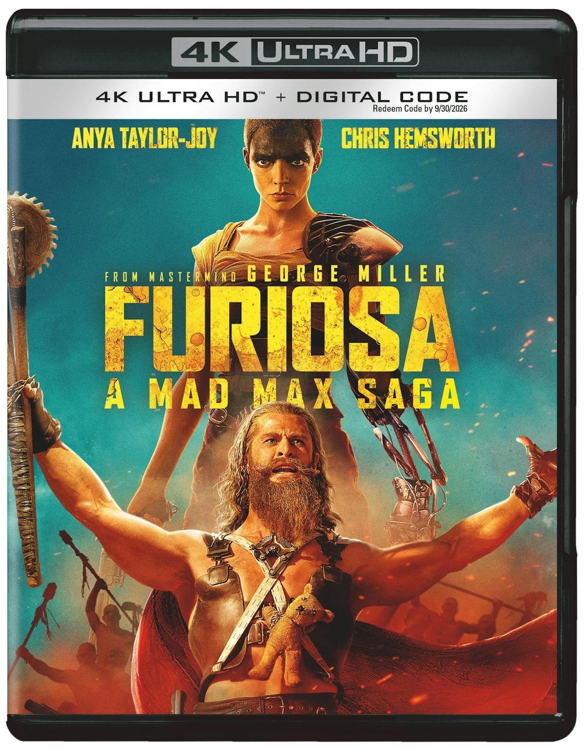 Furiosa A Mad Max Saga 4K UHD Blu-ray NEW