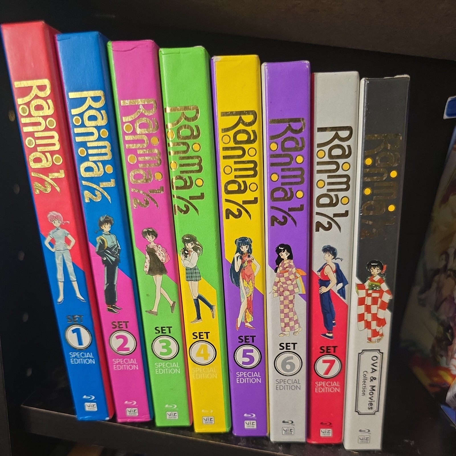 Ranma 1/2 Special Edition blu ray boxset 1,2,3,4,5,6,7, OVA Collection