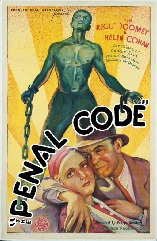 THE PENAL CODE 1932 RARE CRIME DRAMA ON DVD-R