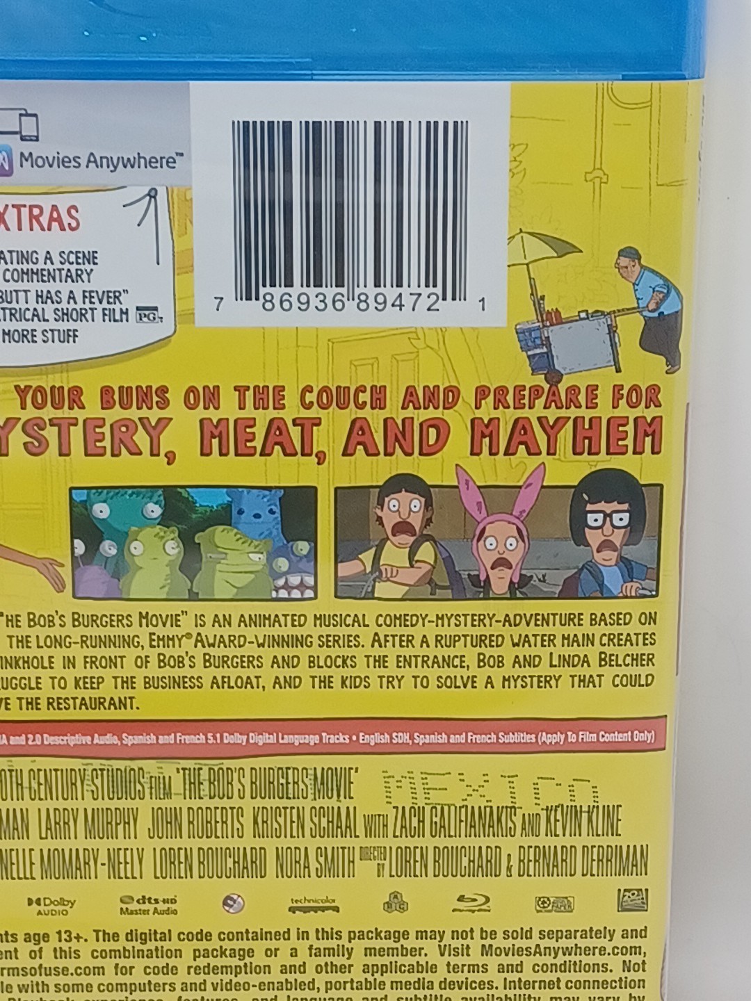 1 The Bob’s Burgers Movie Blu-ray & Digital