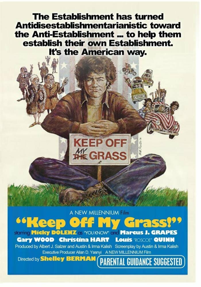 NEW THE Keep Off My Grass DVD 1975 MOVIE Micky Dolenz COMEDY CLASSIC POT HEAD