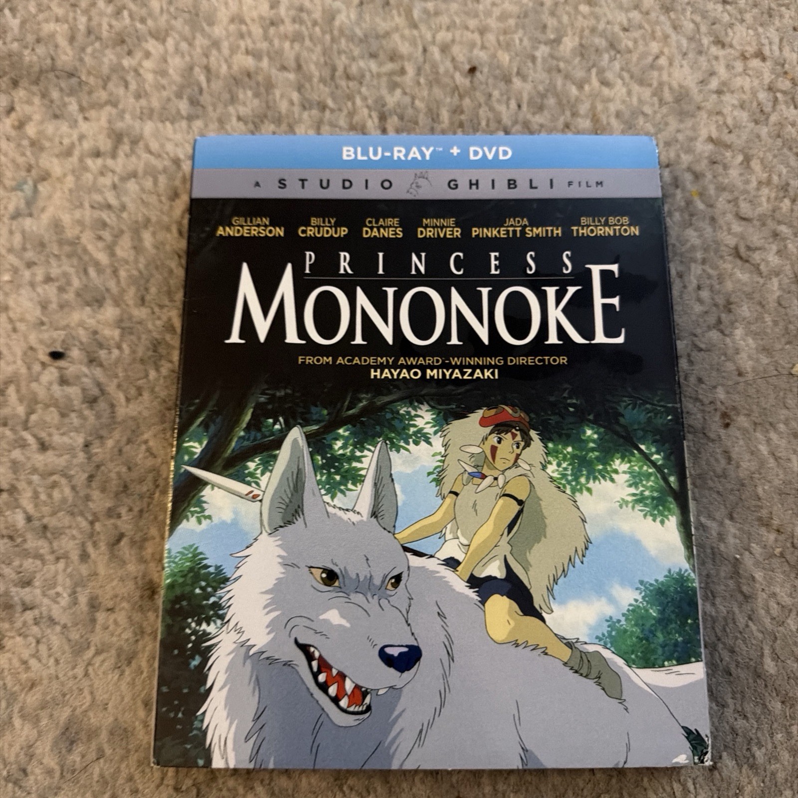 Princess Mononoke (Blu-Ray) Studio Ghibli w/ Slipcover Missing DVD