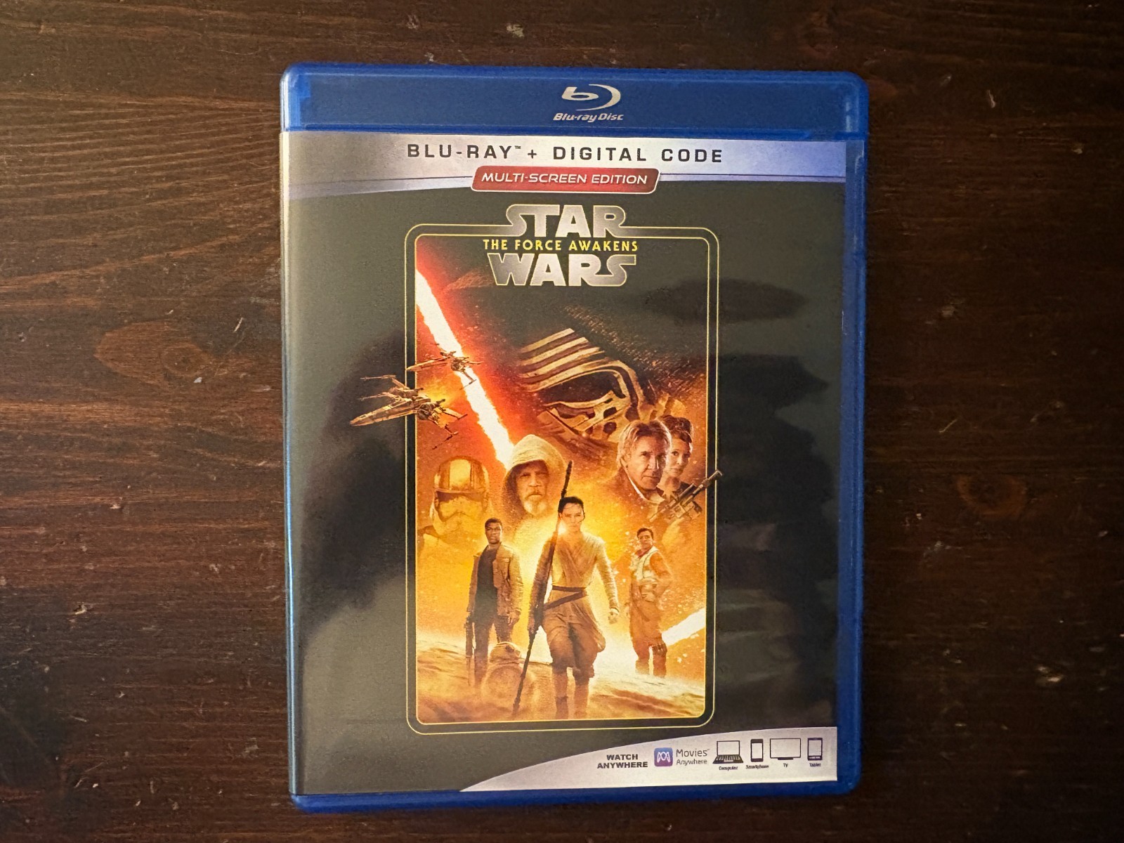 Star Wars episode VII The Force Awakens blu-ray