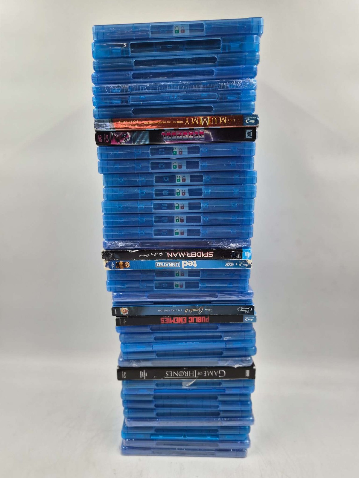 Lot of 40 Blu-ray & DVD Movies Action Sci-Fi Comedy Drama Mixed Condition Used