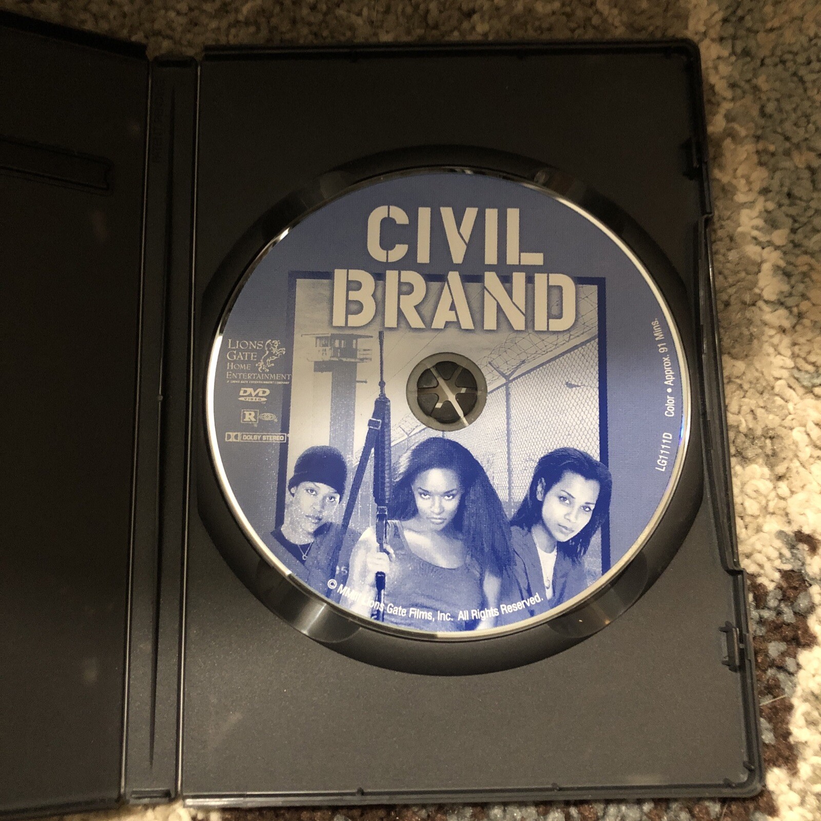 Civil Brand (DVD, 2002) Sundance LisaRaye Black Prison Drama R 81 Minutes
