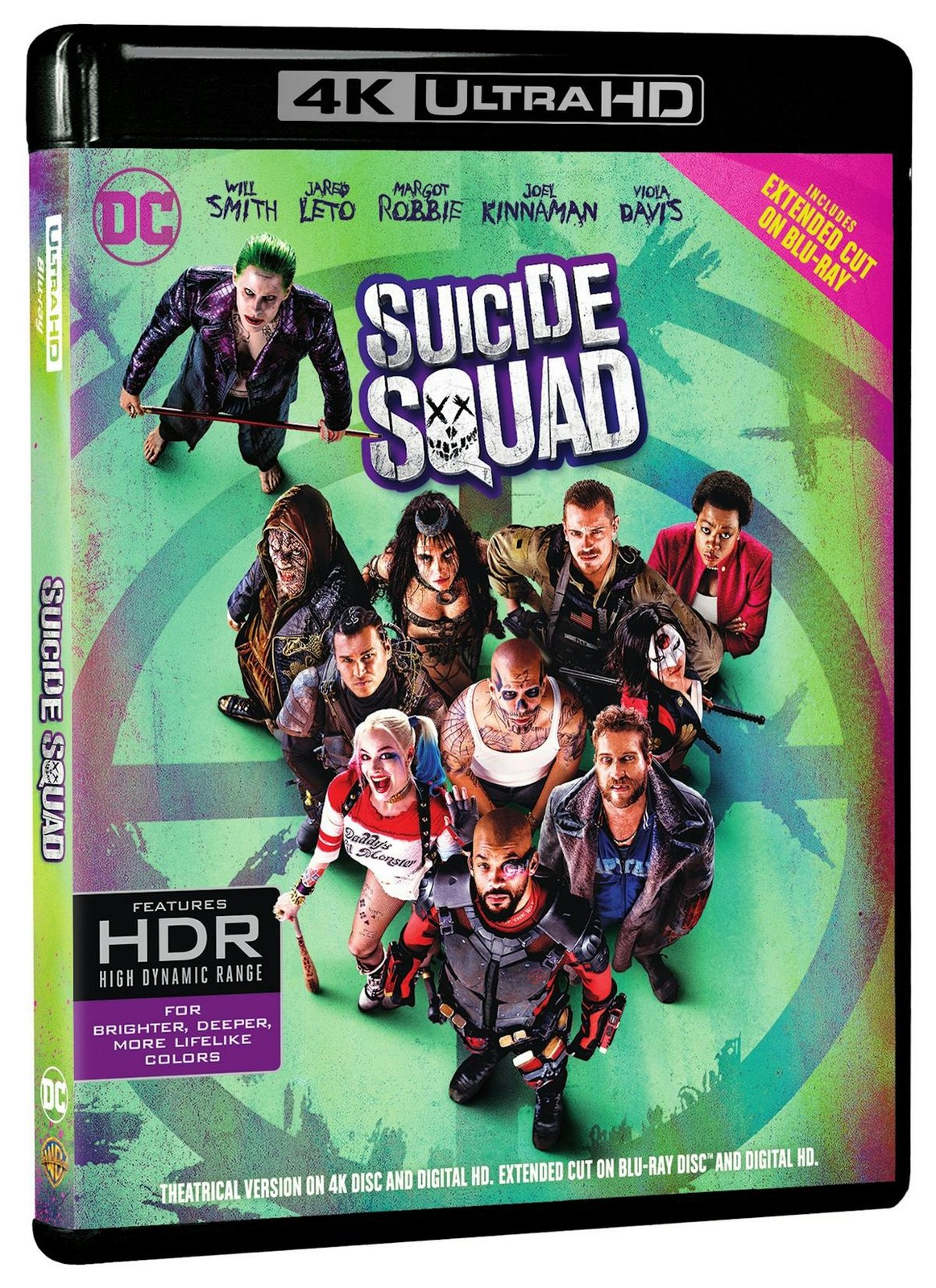 Suicide Squad 4K UHD Blu-ray Will Smith NEW