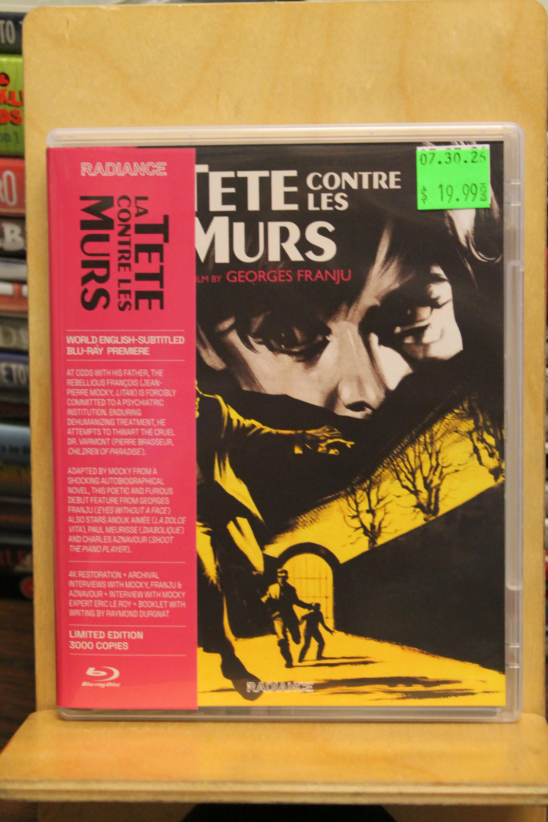 Head Against the Wall Blu-ray