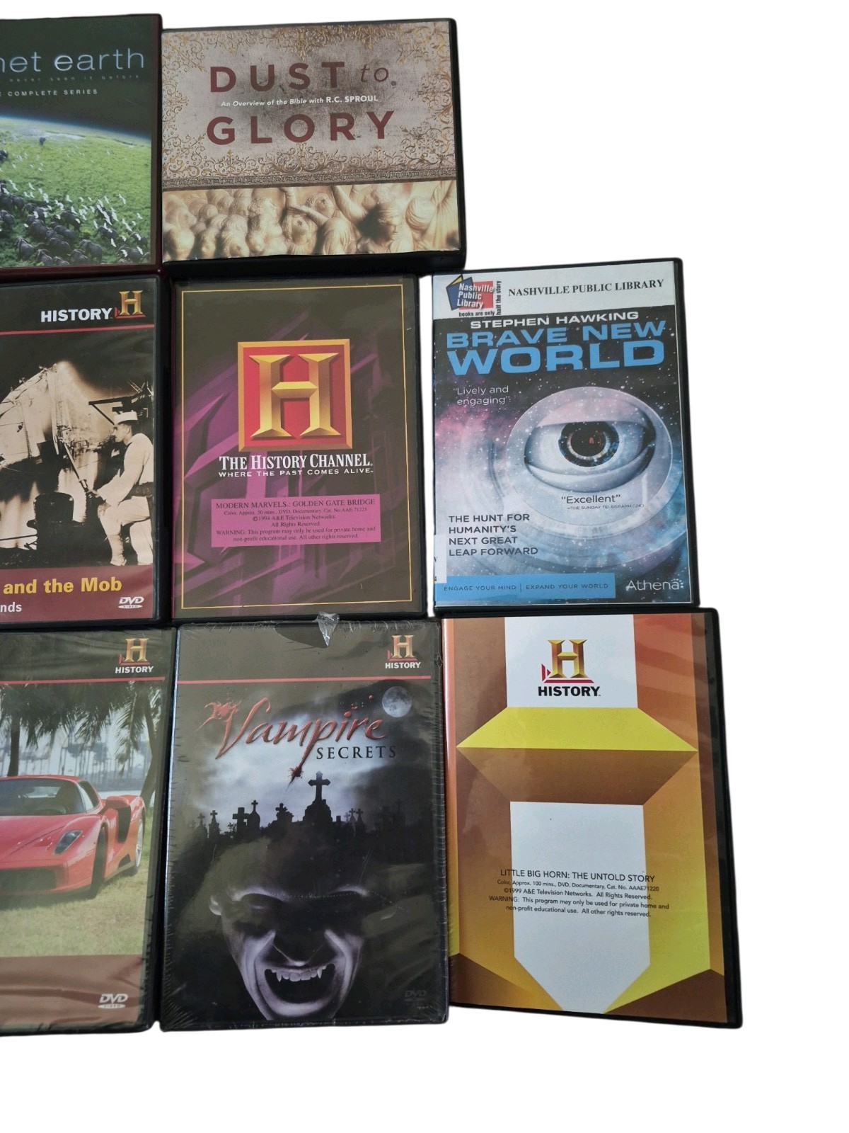Lot The History Chanel Dvd