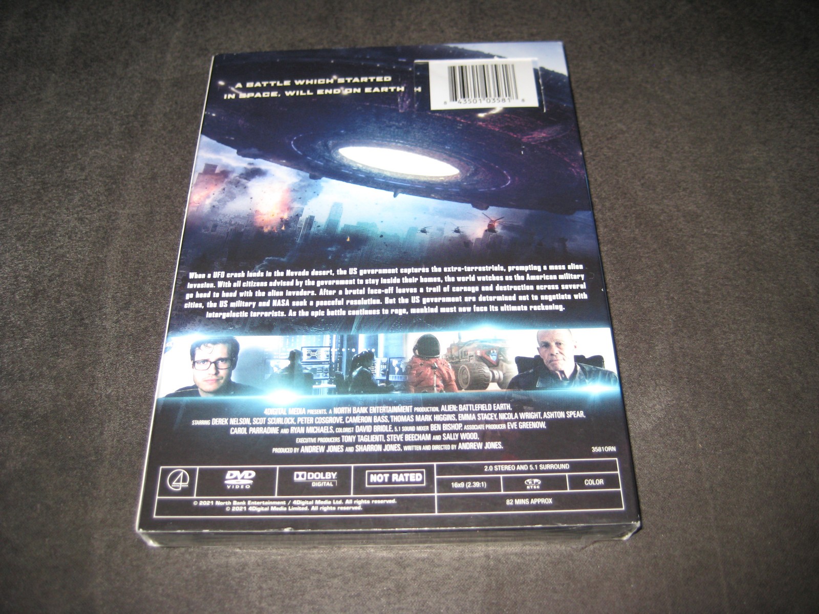 ALIEN: BATTLEFIELD EARTH (DVD 2021) BRAND NEW WITH SLIP COVER – NOT RATED – WS