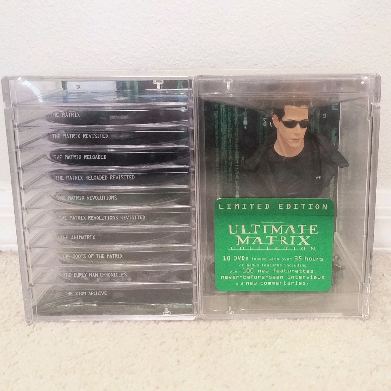 Matrix Ultimate Collection Limited Edition DVD Box Set Keanu Reeves Series