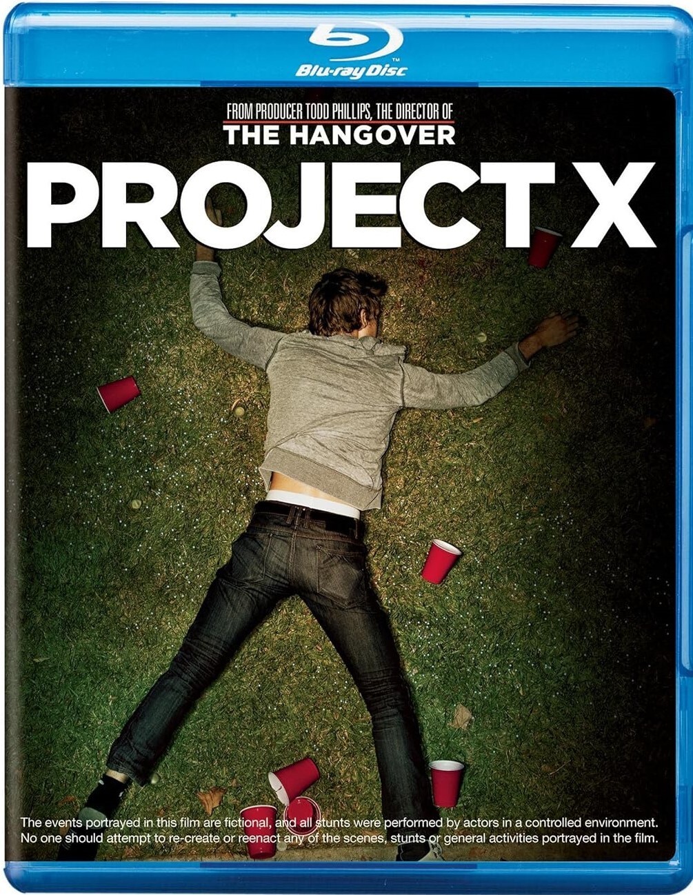 Project X (Blu-ray) DISC & COVER ART ONLY NO CASE NEW UNUSED CONDITION