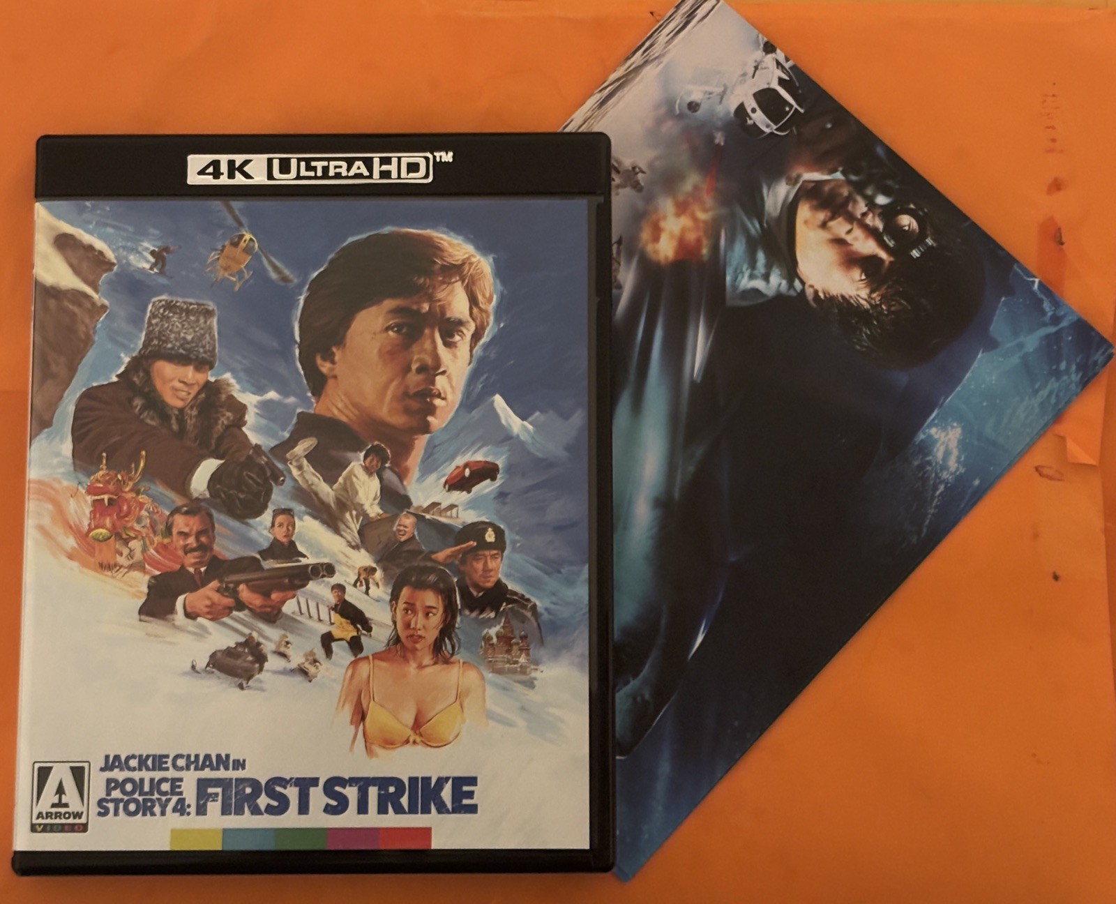 Police Story 4: First Strike 1996 Jackie Chan Arrow Video 4K Ultra HD +Art Cards