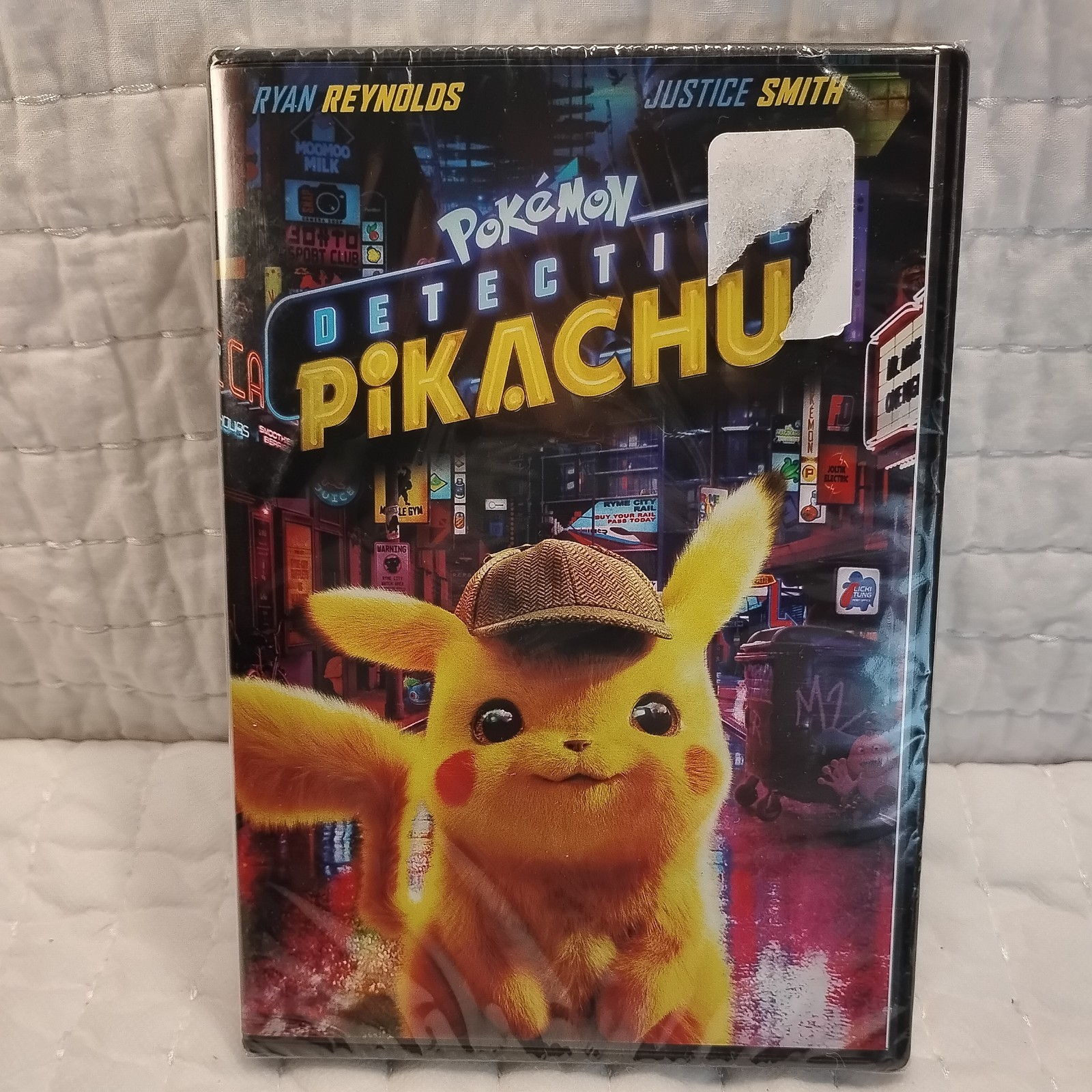 Pokemon Detective Pikachu DVD New Sealed Ryan Reynolds Justice Smith Fast Ship