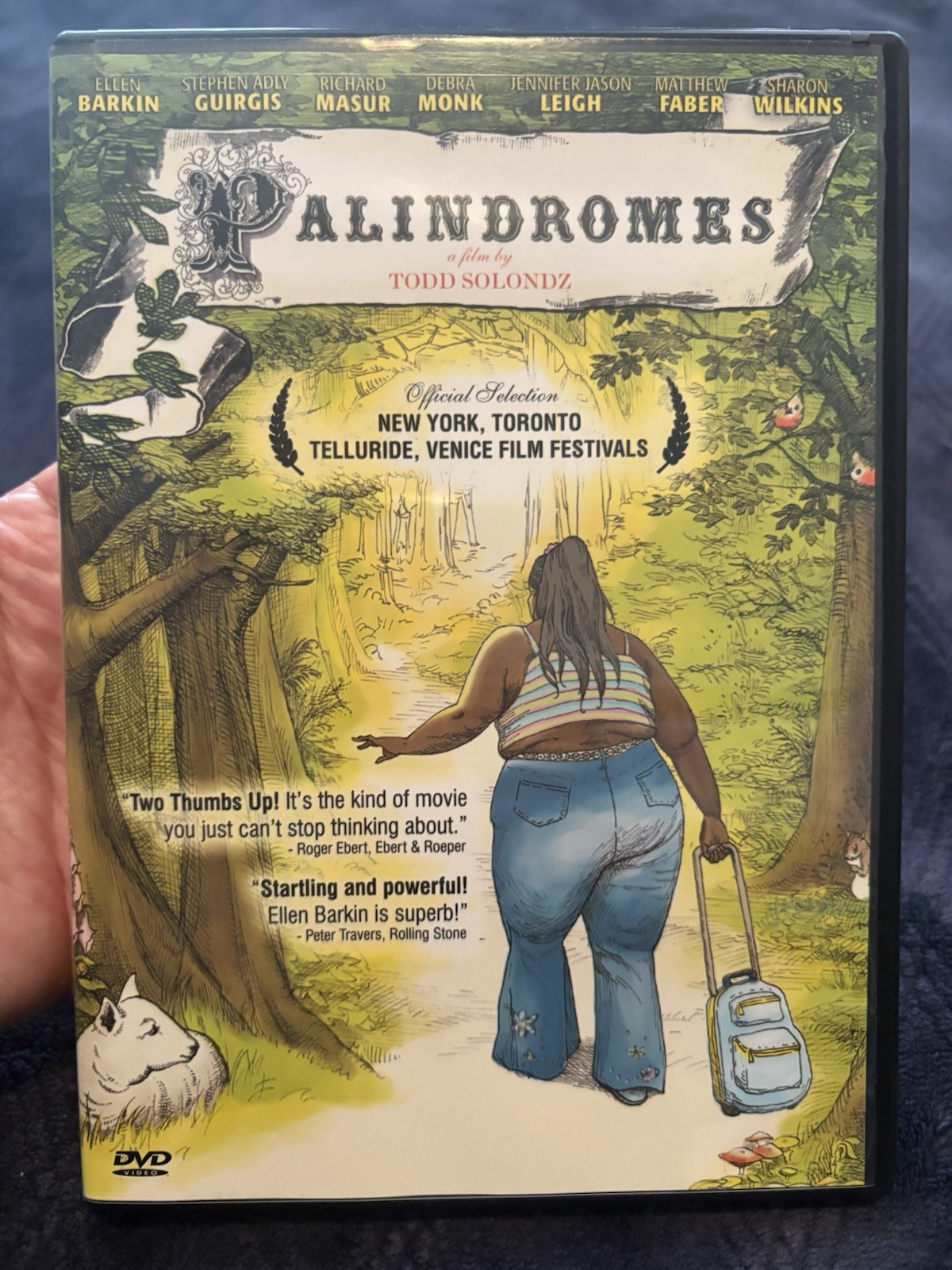 Palindromes 2004 DVD 2005 Todd Solondz Ellen Barkin Jennifer Jason Leigh VG ****