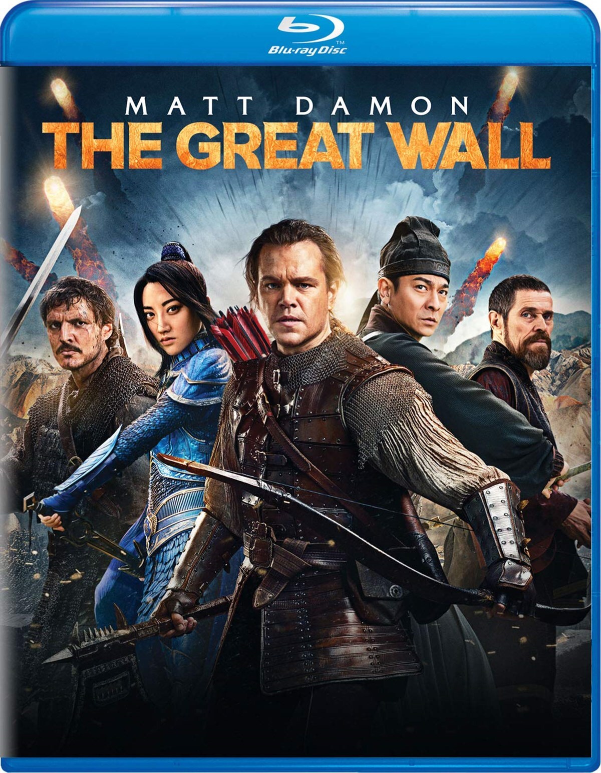 The Great Wall Blu-ray Matt Damon NEW