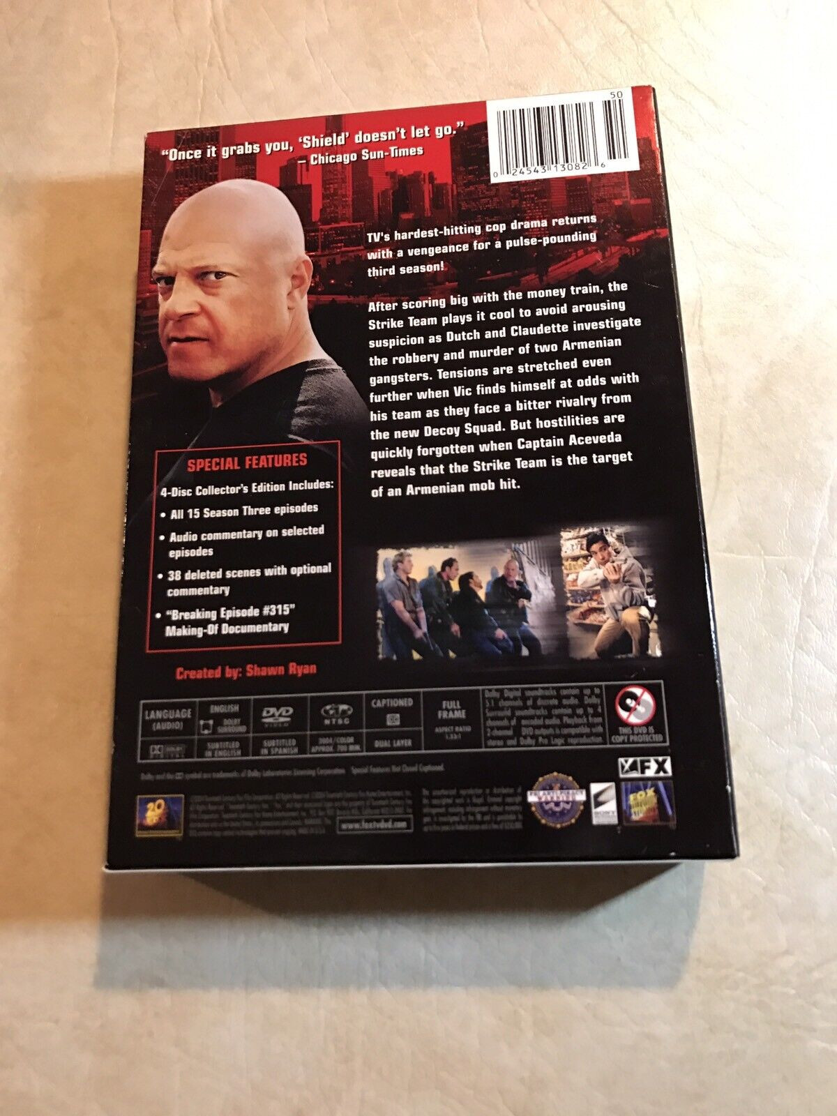 The Shield – The Complete Third Season – DVD – GOOD$