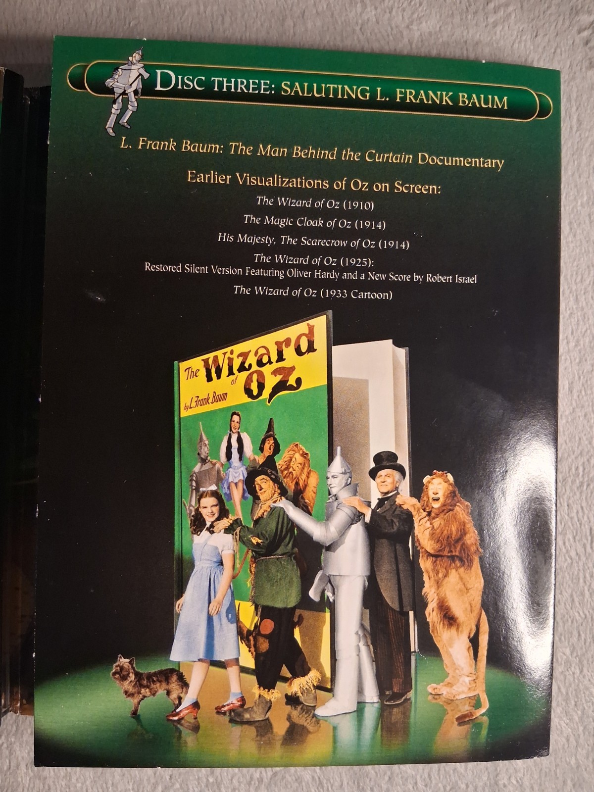 Warner Home Video The Wizard of Oz 3-Disc Collector’s DVD Commentary Region 1