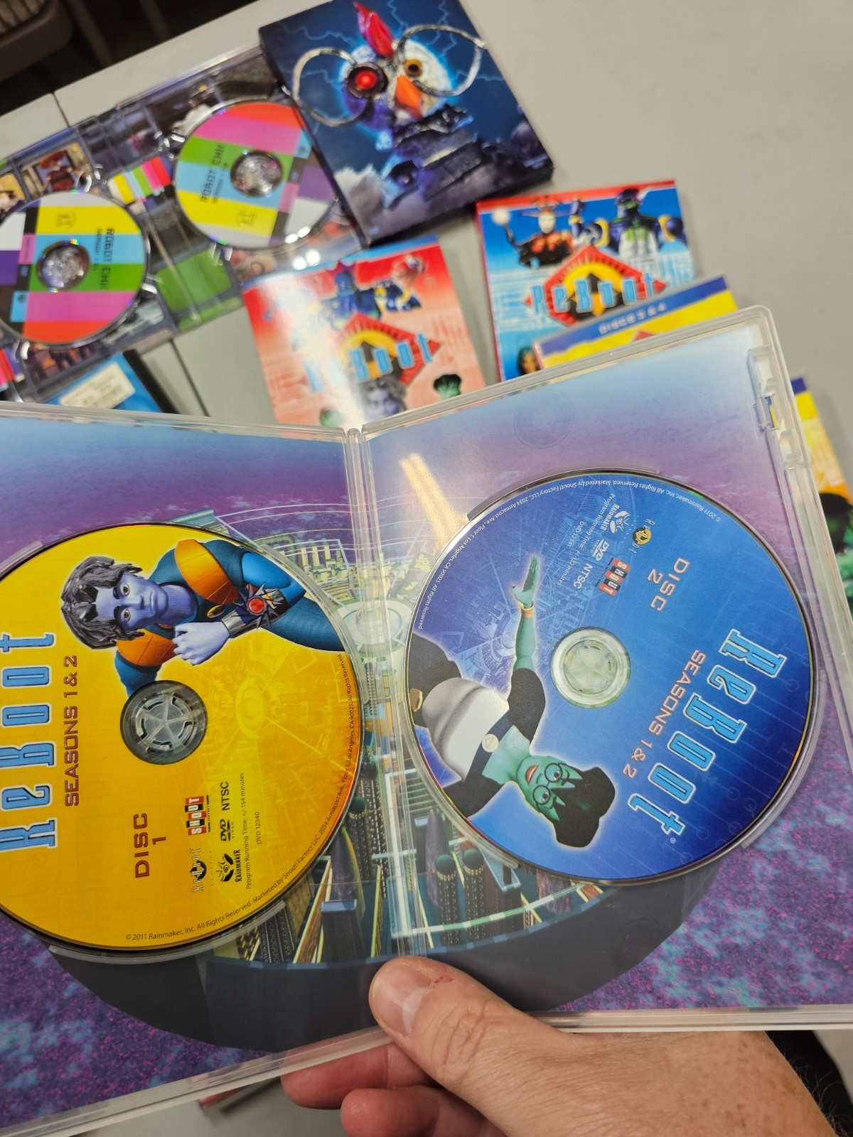 Anime DVD Lot Reboot Robot Chicken Vikings Dogma Batterys not incl Empire Record