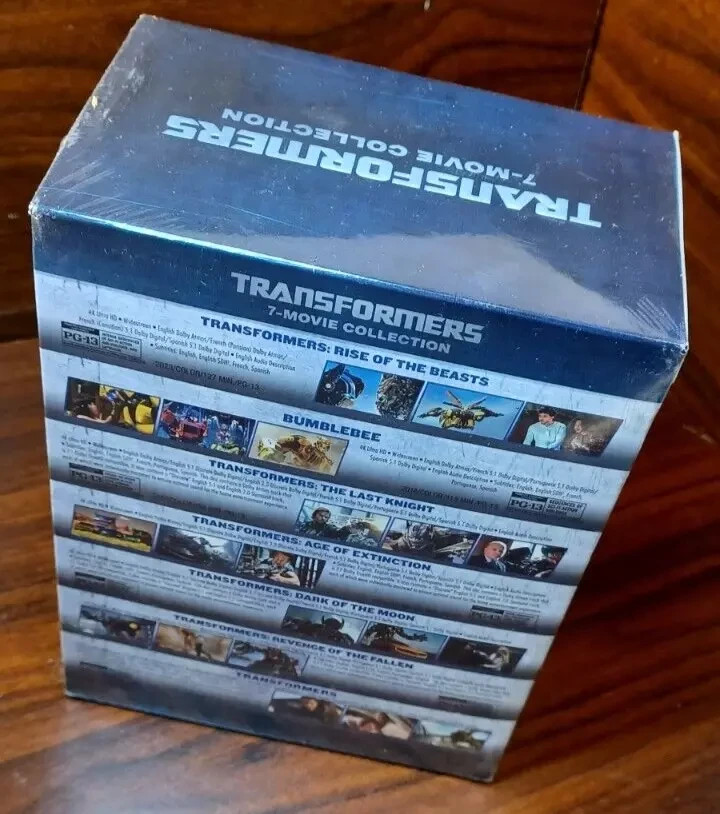 Transformers: 7-Movie Collection (4K Ultra HD)NEW (Sealed)- Free Box Shipping