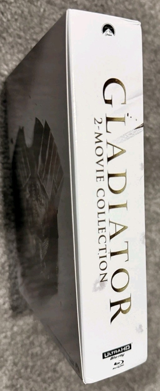 Gladiator + Gladiator II 2-Movie Collection Exclusive 4K UHD 2 Steelbooks New