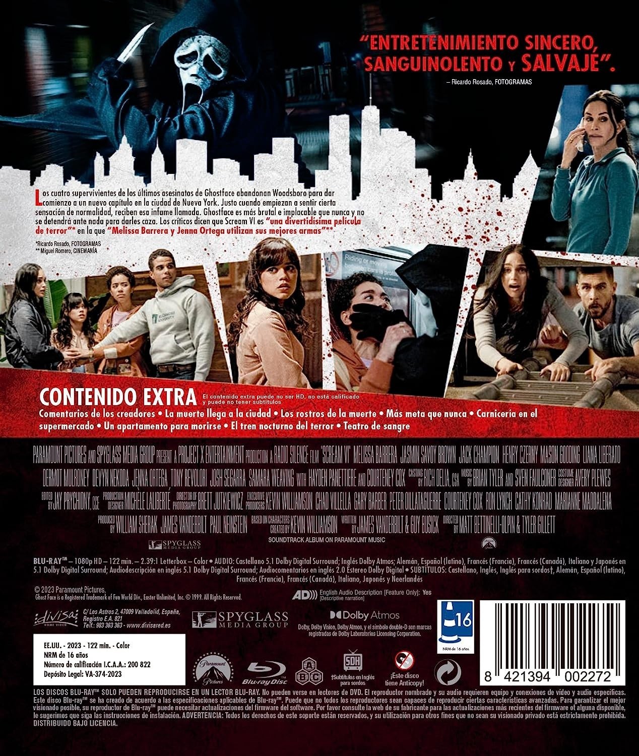 Scream VI (2023) (Blu-ray) [Blu-ray]