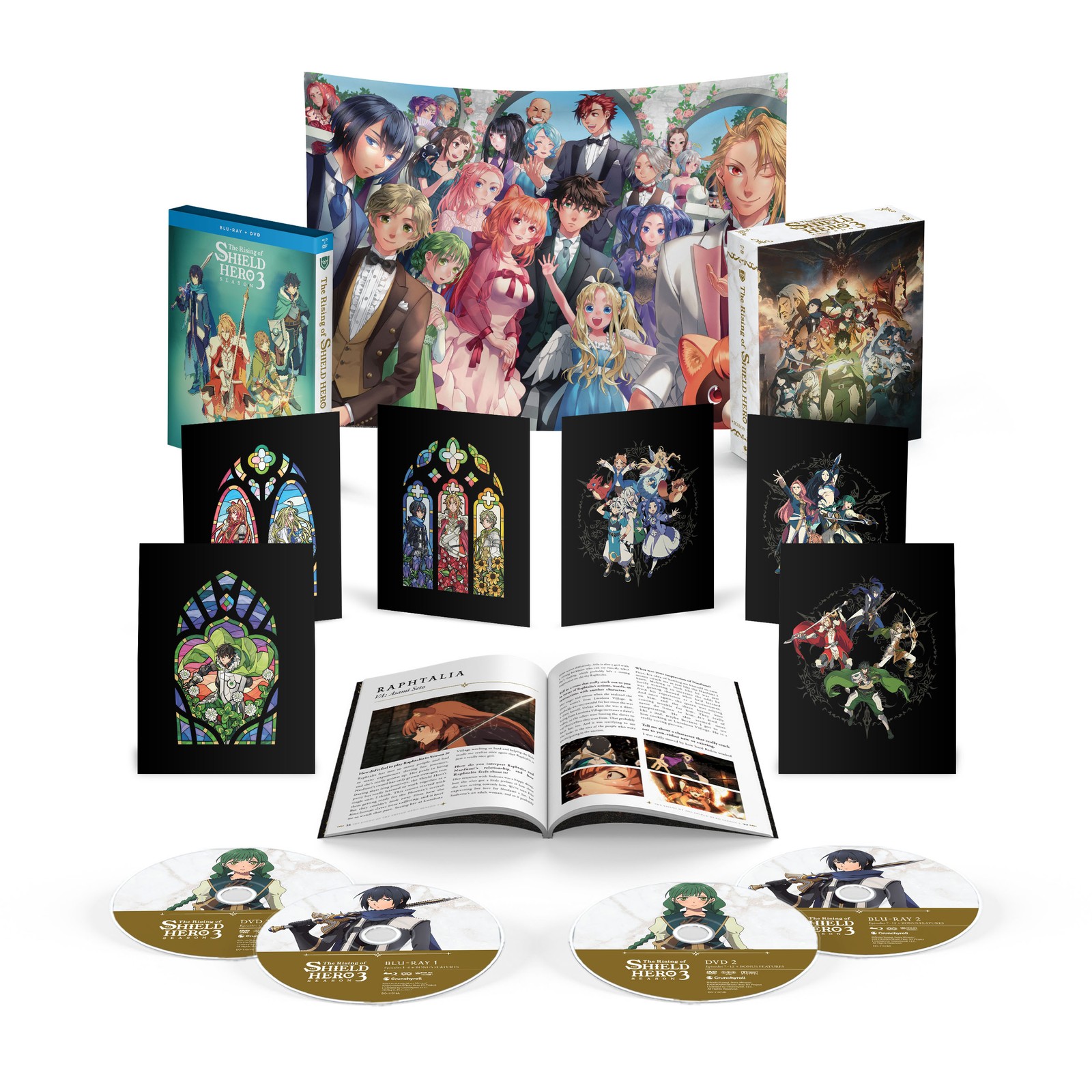 The Rising of the Shield Hero: Season 3 LE Set (Blu-ray + DVD) New