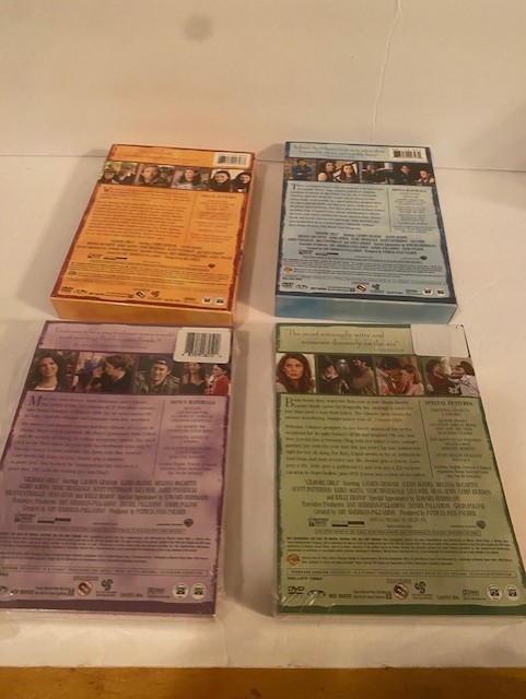 NEW & SEALED GILMORE GIRLS- THE COMPLETE 3RD & 4TH SEASON DVD PLUS 1&2 USED
