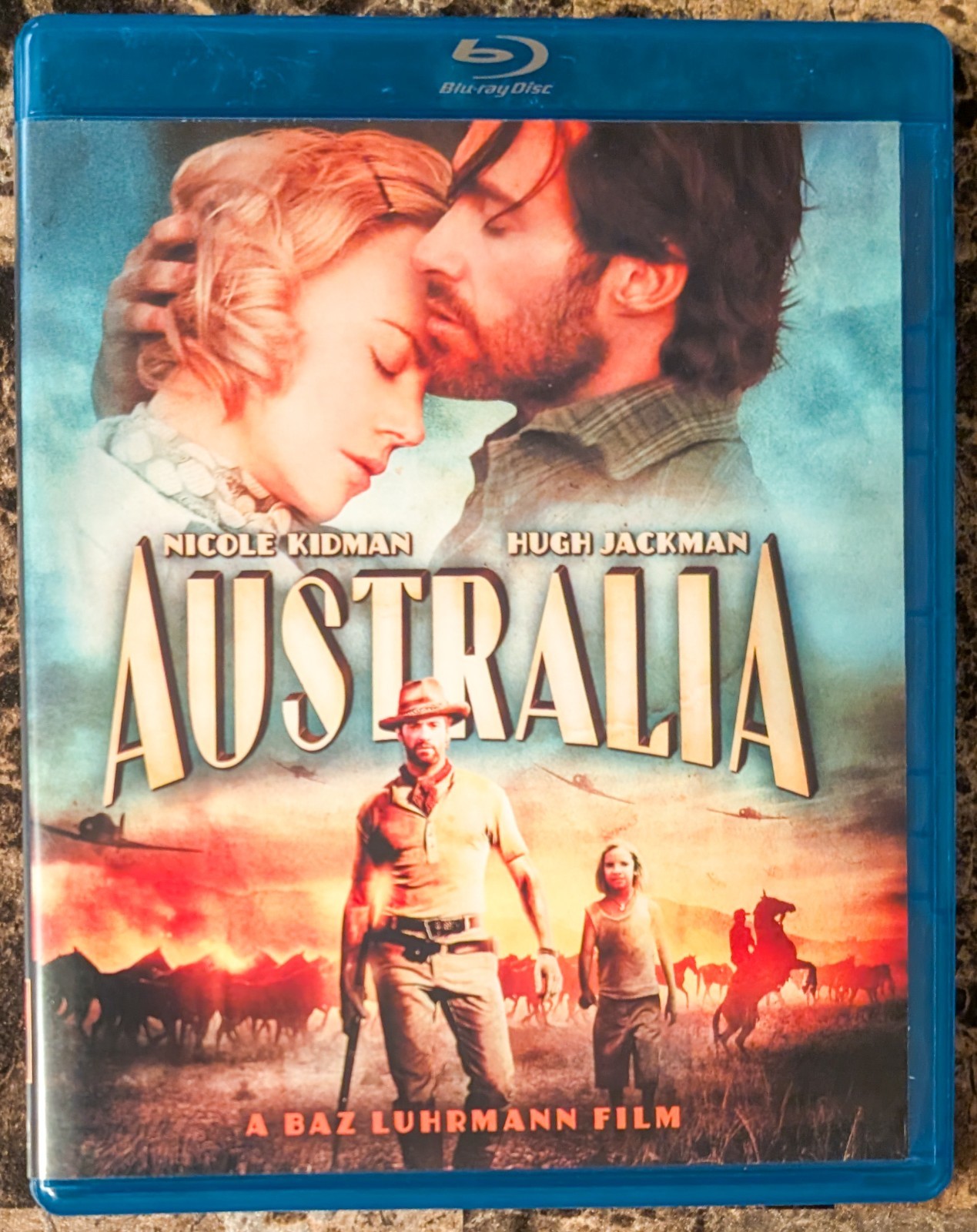 Australia (Blu-ray, 2009) Nicole Kidman, Hugh Jackman, David Wenham