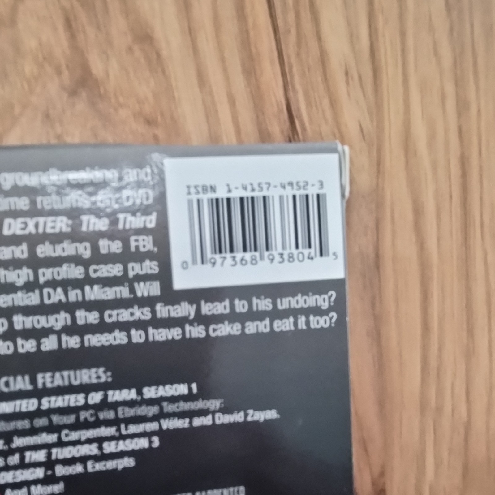 Dexter: The Third Season DVD Box Set 4-Disc Showtime Ent. Interviews