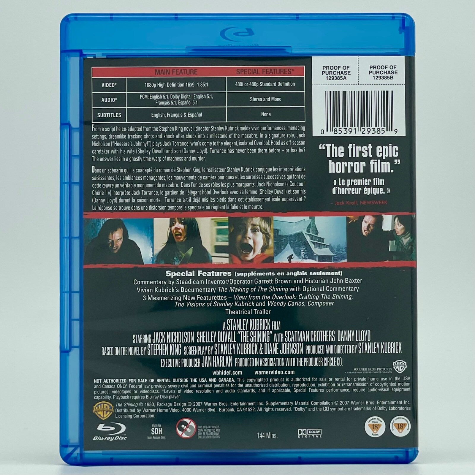 The Shining Lenticular Slipcover (Blu-ray, 2019)