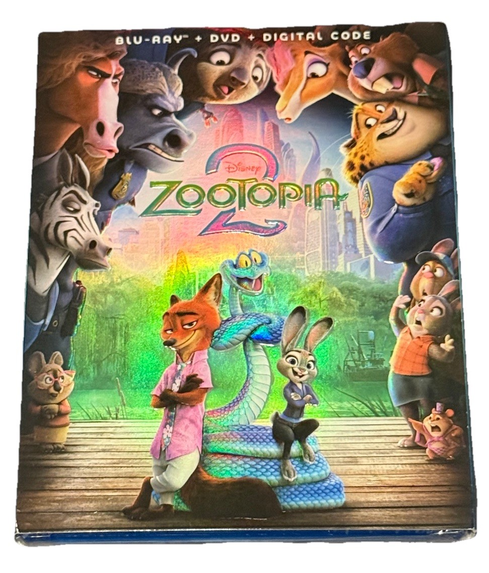 Zootopia 2 (Blu-ray, 2026) NEW family animated fun disney mystery In Hand New