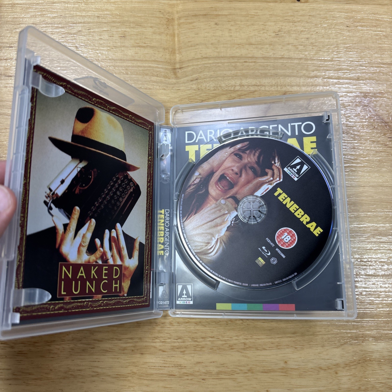 Dario Argento’s Tenebrae – 1982 (Blu-ray, 2017, Region B, UK Import, Arrow Video