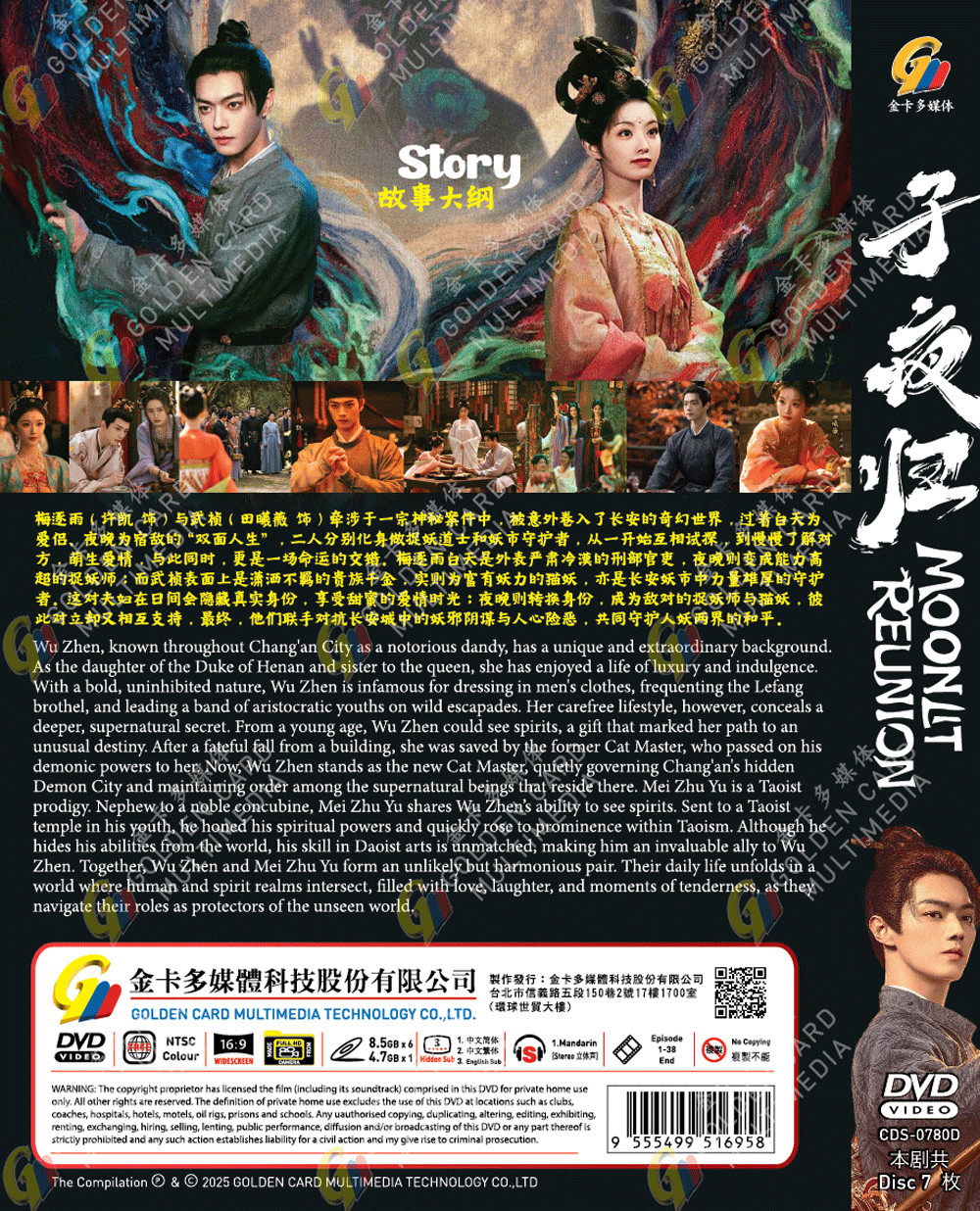 CHINESE DRAMA MOONLIT REUNION 子夜归 VOL.1-38 END DVD ENGLISH SUBTITLE