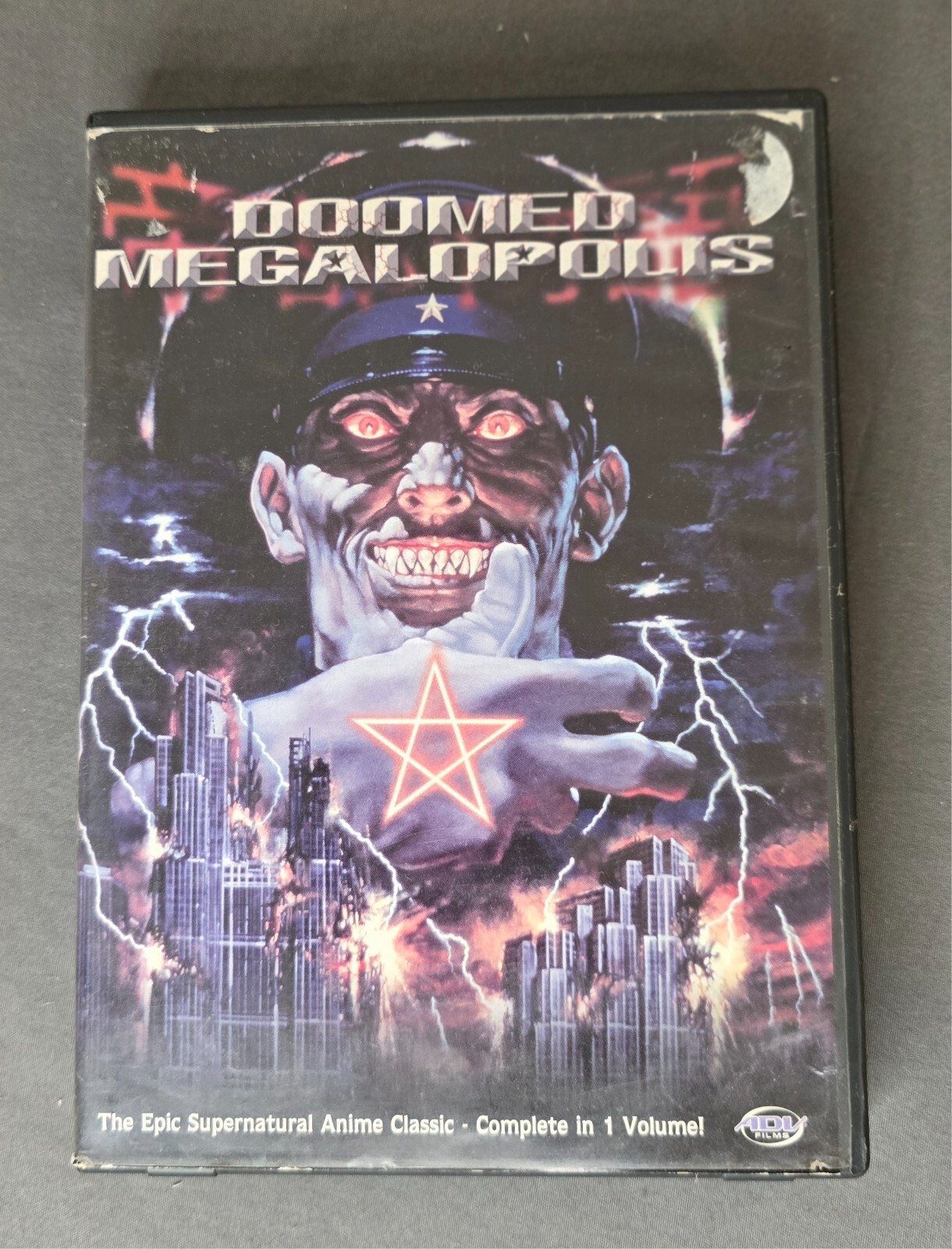 Doomed Megalopolis 2-DVD Complete Anime Classic Series Eps 1-4 Supernatural