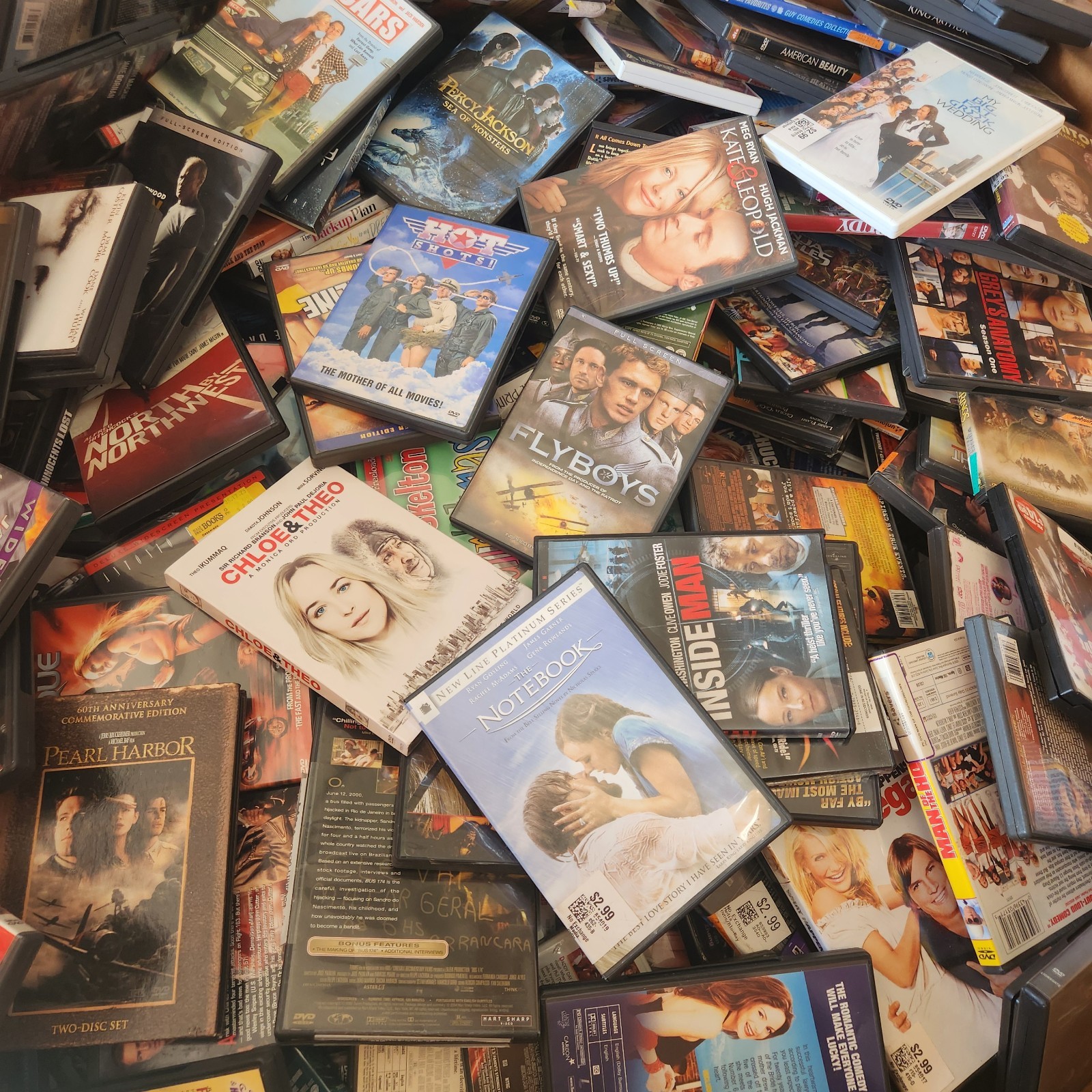 145 Wholesale Lot DVD Movies Assorted Bulk Free Shipping Video DVDs CHEAP Media