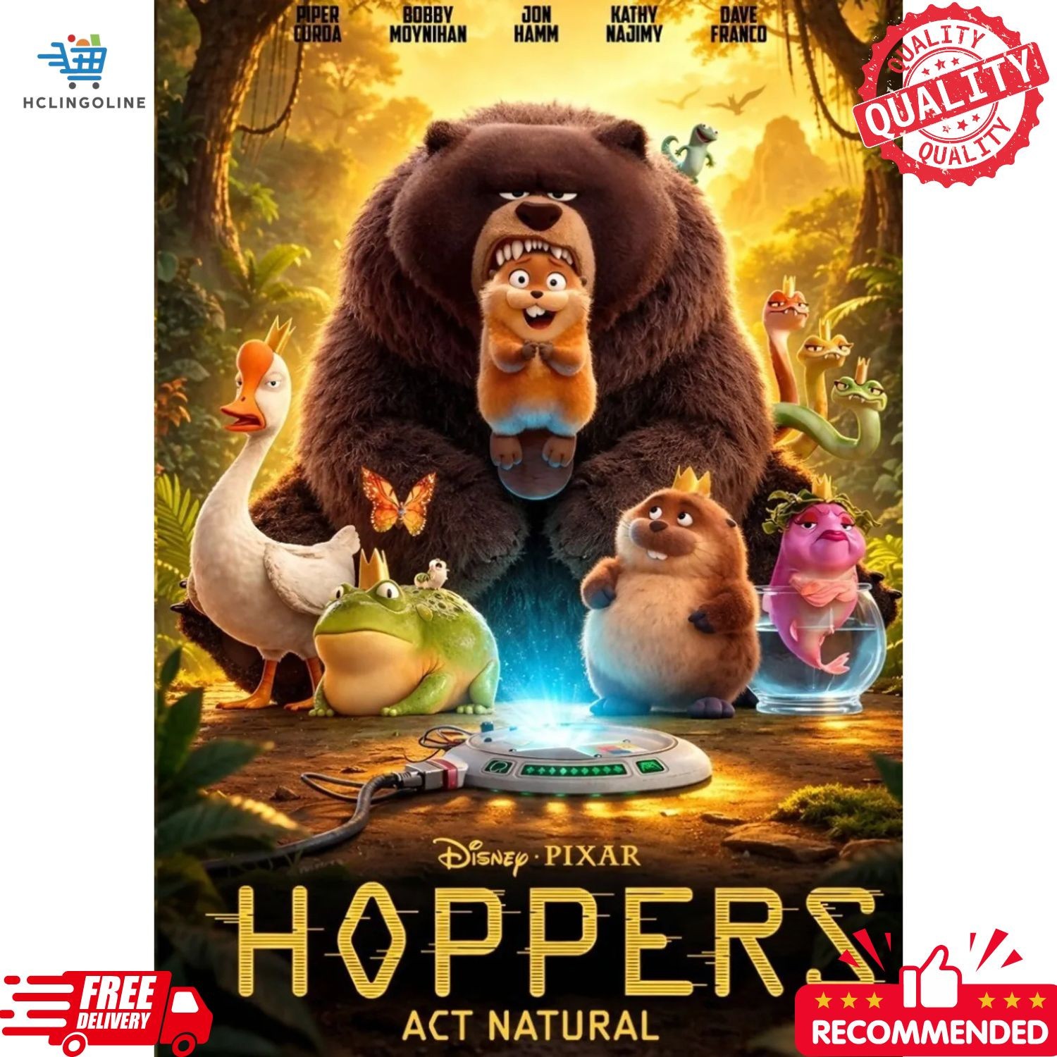 Hoppers Movie DVD 2026 Animation FREE SHIPPING Region Free English Subtitles