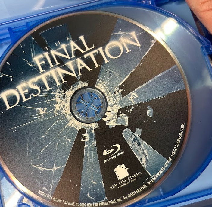 FINAL DESTINATION 1-5 BLU RAY COLLECTION w FD5 CASE/SLV SIGNED = JEFFREY REDDICK