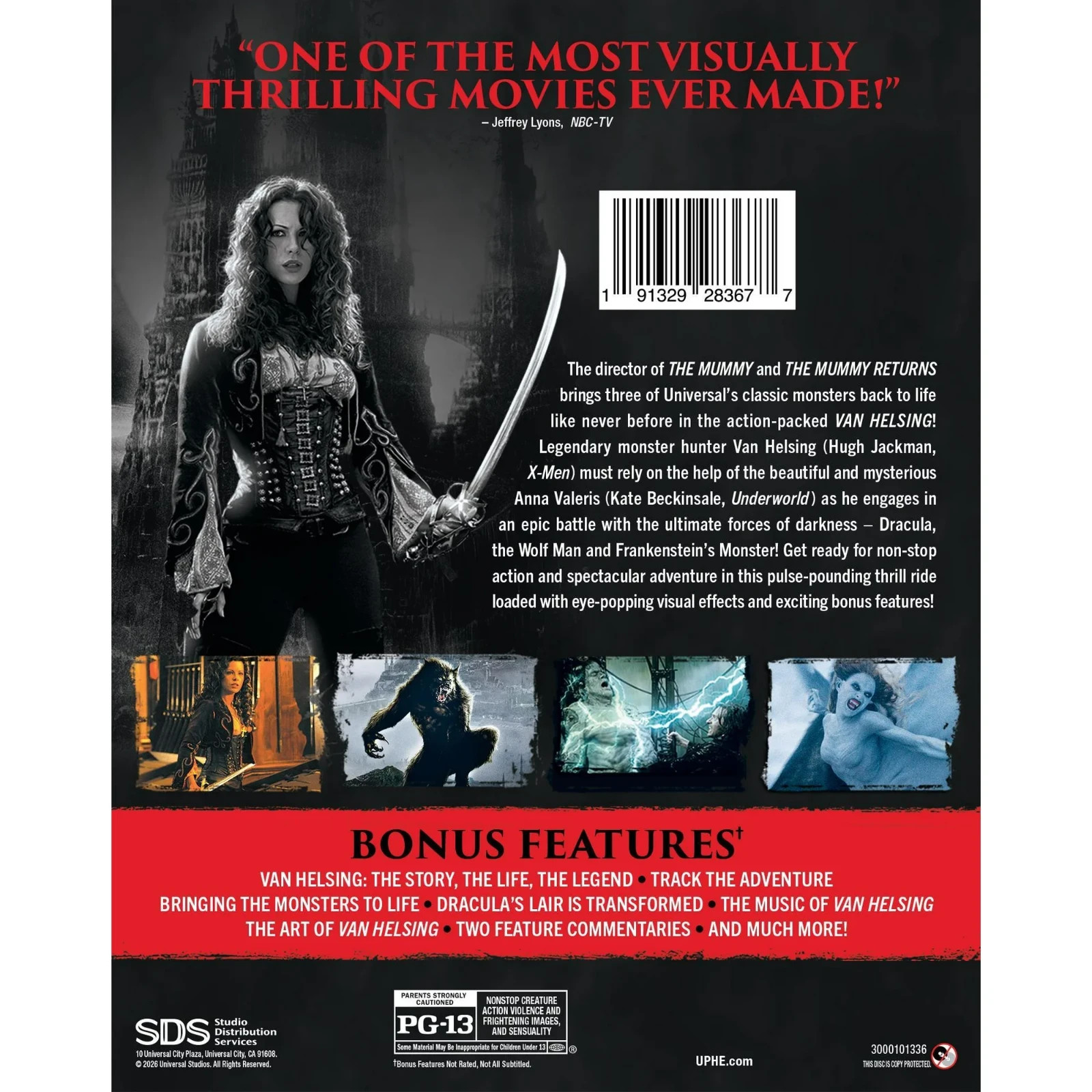 SINNERS 4K (4K+Digital Copy) & Van Helsing (Blu-ray+Slip Cover) VAMPIRES
