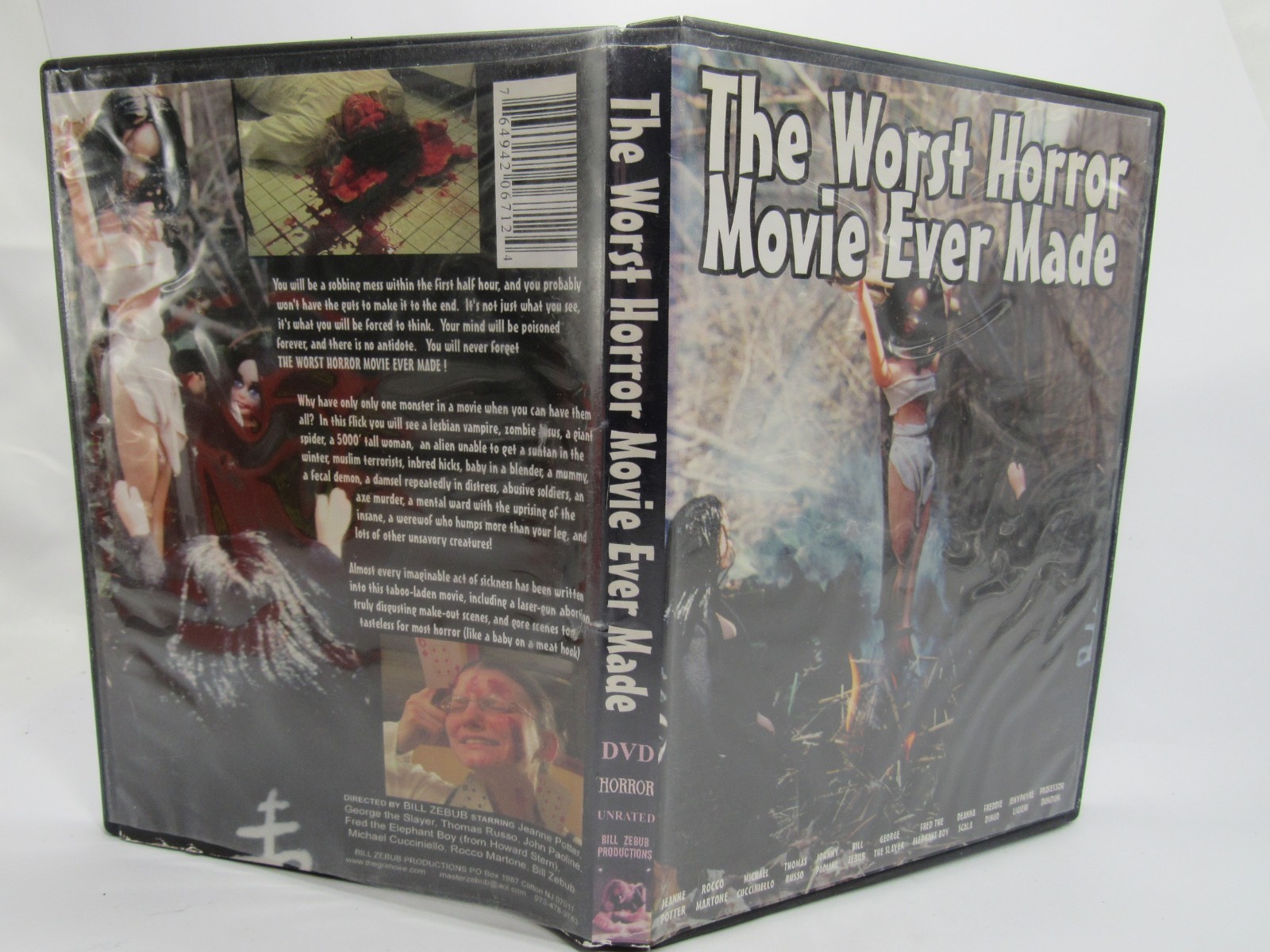 The Worst Horror Movie Ever Made DVD Cult Horror Parody Comedy Rare